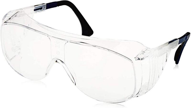 Honeywell Uvex Ultra-Spec 2001 OTG (Over-the Glass) Visitor Specs Safety Glasses with Clear Ultra-Dura Anti-Scratch Lens
