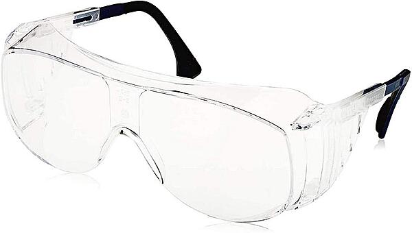 Honeywell Uvex Ultra-Spec 2001 OTG (Over-the Glass) Visitor Specs Safety Glasses with Clear Ultra-Dura Anti-Scratch Lens