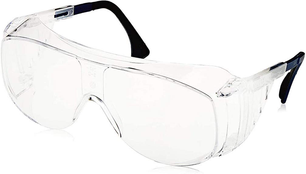 Honeywell Uvex Ultra-Spec 2001 OTG (Over-the Glass) Visitor Specs Safety Glasses with Clear Ultra-Dura Anti-Scratch Lens