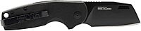 SOG Stout SJ Cleaver Daily Ambidextrous Pocket Folding Knives with Slip Joint Mechanism | G10 Handle | CRYO D2 Steel Blade