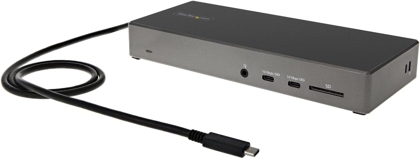 StarTech.com USB-C / USB-A Docking Station - Triple 4K 60Hz