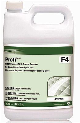 DIVERSEY Profi Floor Cleaner & Grease Remover, 1 gal Jug