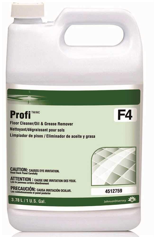 DIVERSEY Profi Floor Cleaner & Grease Remover, 1 gal Jug