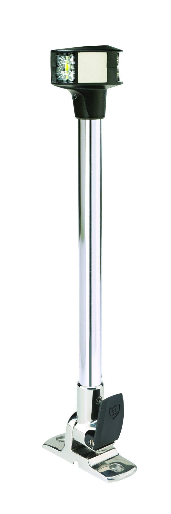 attwood 7812-S-7 Lightarmor Folding 12-Inch LED 3 Nautical Mile Masthead/Anchor Light, Silver