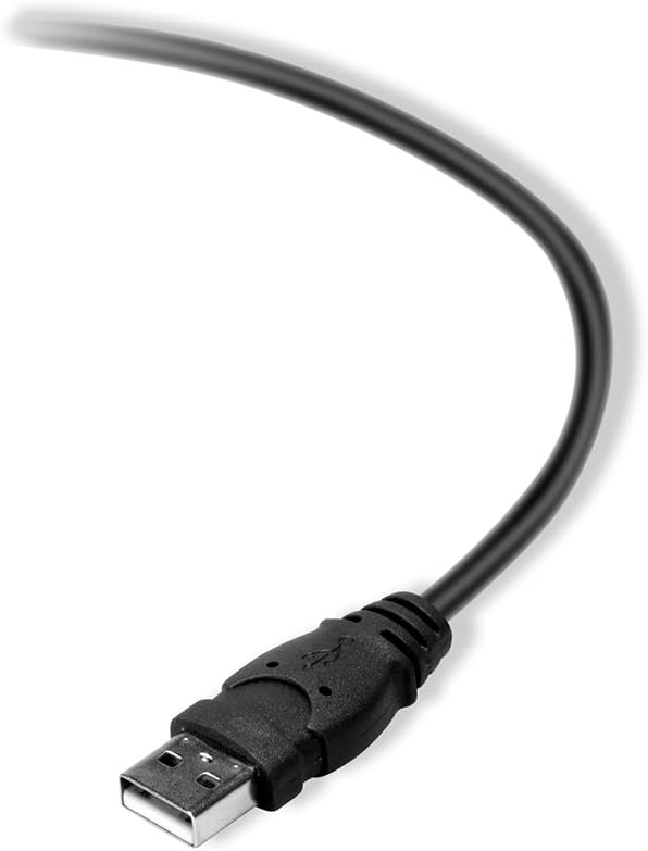 Belkin F3U154BT4.8M Premium Printer Cable - USB Cable - 15.7 Ft - 4 Pin USB Type B (M) to 4 Pin USB Type A (M) - Black
