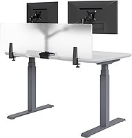 VARIDESK Acrylic Frosted Privacy Panel - Clamp-On Tool-Free
