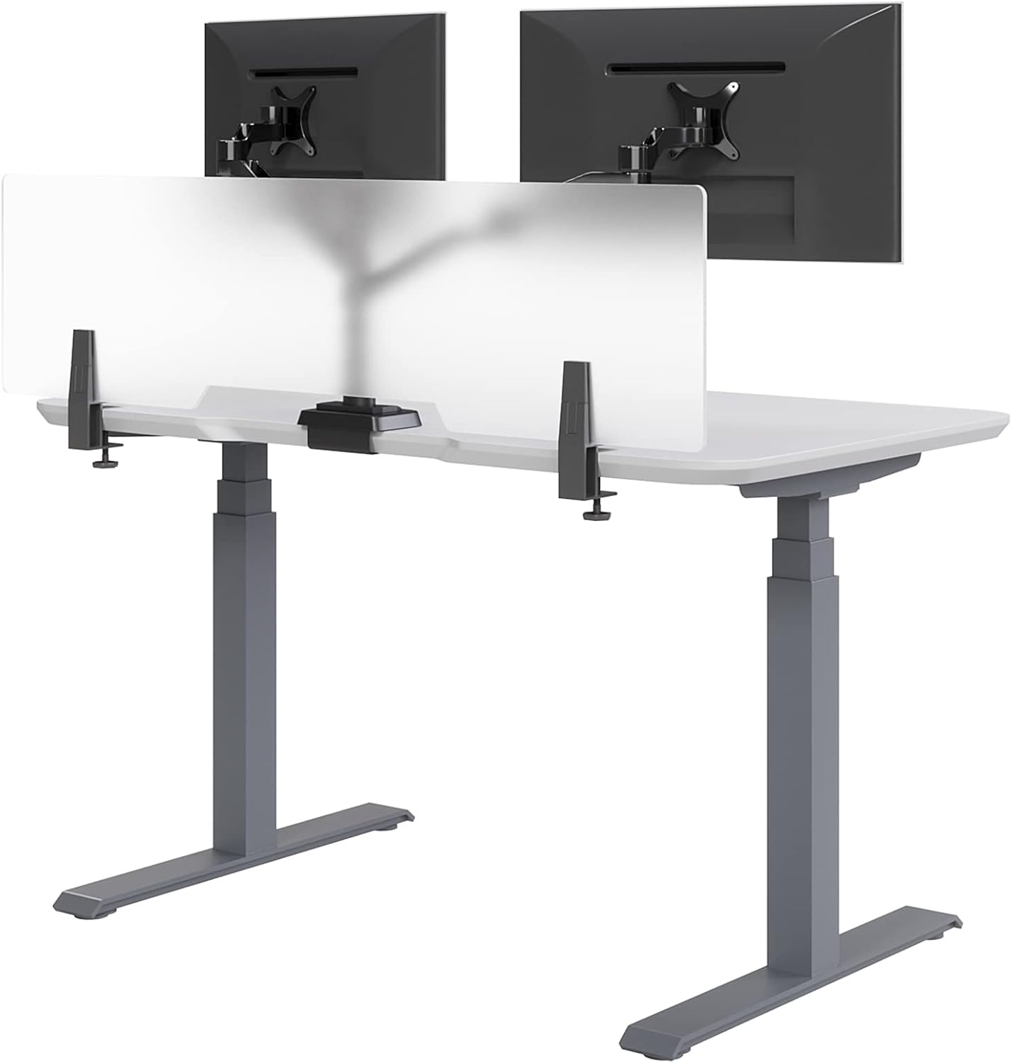 VARIDESK Acrylic Frosted Privacy Panel - Clamp-On Tool-Free