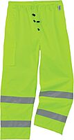 Ergodyne GloWear 8915 Class E Hi-Vis Rain Pants, Medium, Lime