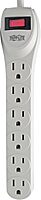 Tripp Lite Protect It! TLP602 Surge Protector 6-Outlet 180J, 2-ft Cord - White