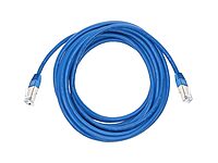 Monoprice Cat6A Blue Double-Shielded (S/FTP) 26AWG Pure Bare Copper Molded RJ45 Patch Cable
