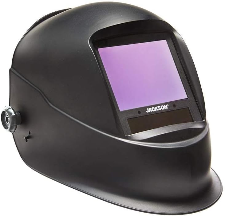 Jackson Safety TRANSLIGHT 555 + Premium Auto Darkening Helmet, Digital Control, 3.86" x 3.23" Viewing Area, 46250