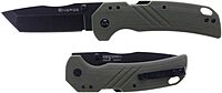 COLD STEEL Engage 3" 4116SS Razor-Sharp Tanto Point Blade 4.25" GFN Handle Everyday Carry Tactical Folding Knife with Atlas Lock OD Green