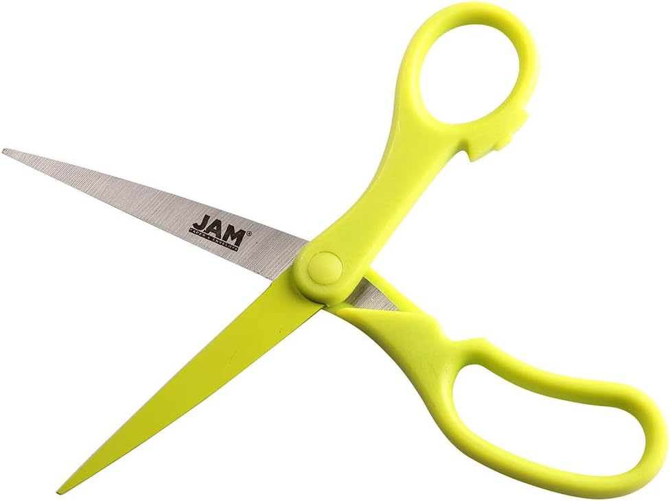 JAM PAPER Precision Scissors - 8 Inch Stainless Steel Blades