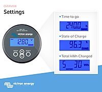 Victron Energy BMV-700 Series Battery Monitor with Shunt & Display