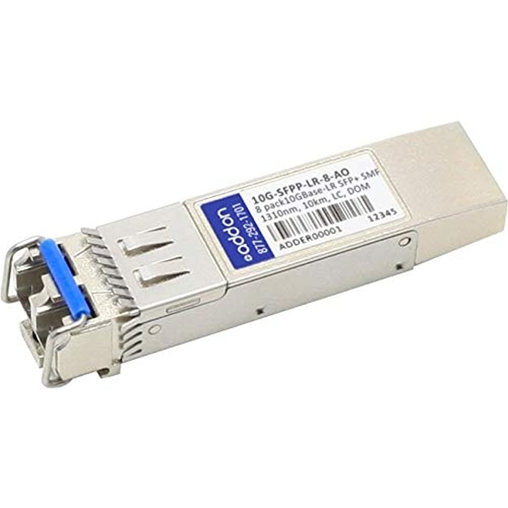 Brocade SFP+ 8-Pack Compatible 10G-SFPP-LR-8 Transceiver (1310nm, 10km, LC)