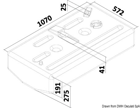 Fuel Tank PE 120 l