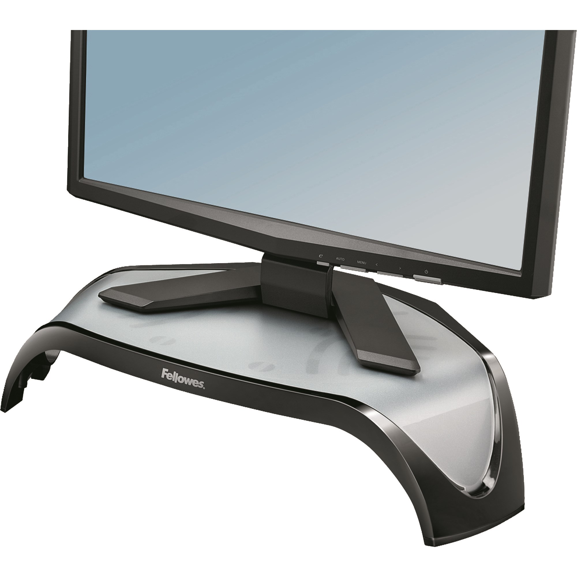 Fellowes Smart Suites  Corner Monitor Riser Black