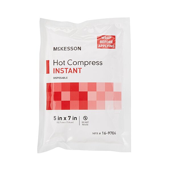 McKesson Instant Hot Packs Small General Purpose Disposable McKesson Instant Hot Packs Small General Purpose Disposable