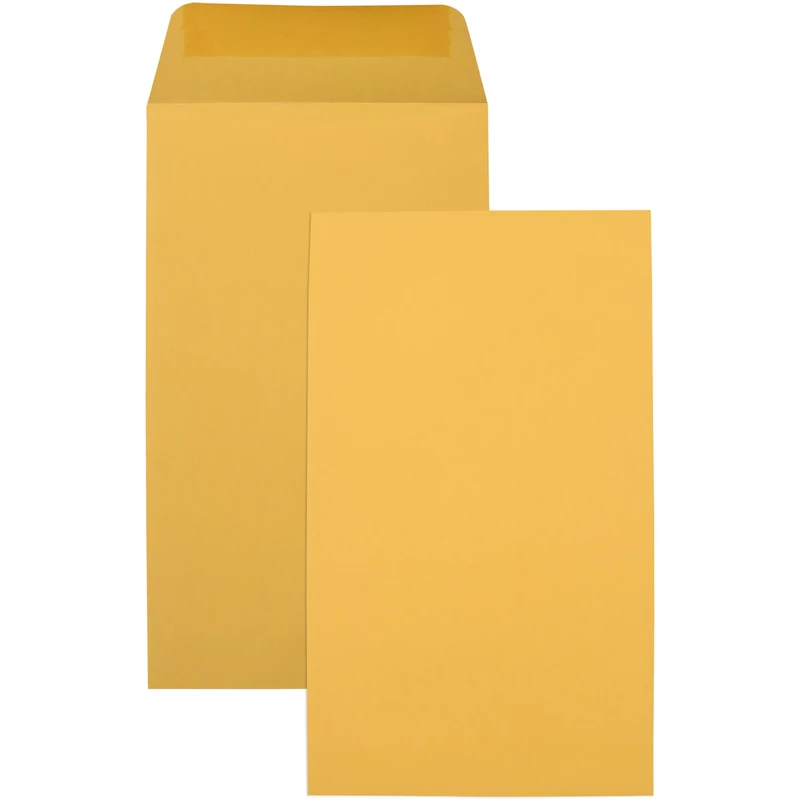 Cumberland Plain Envelope Pocket P5 65 x 120mm Gold Box Of 1000