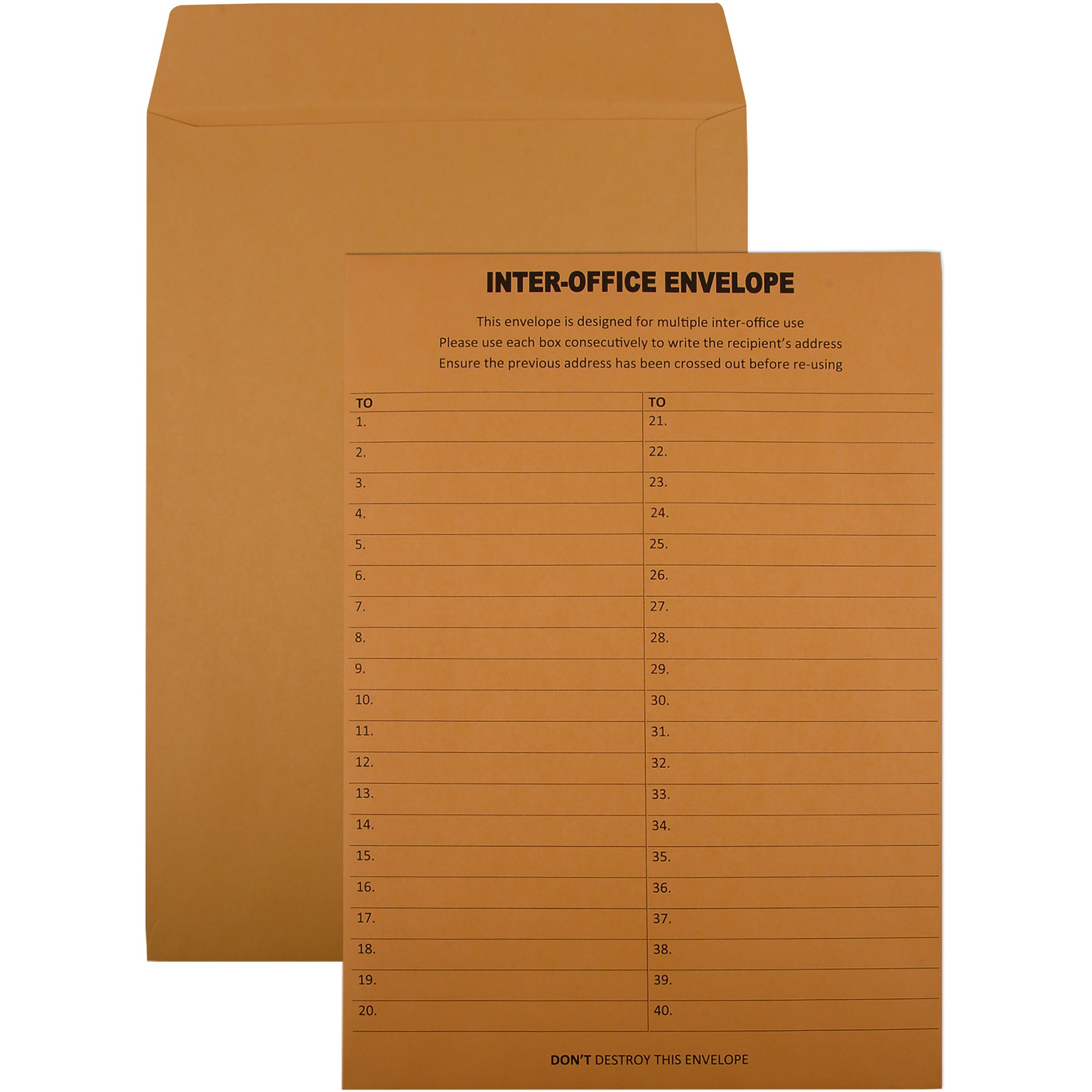 Cumberland Interoffice Envelope C4 229 x 324mm Gold Box  Of 250