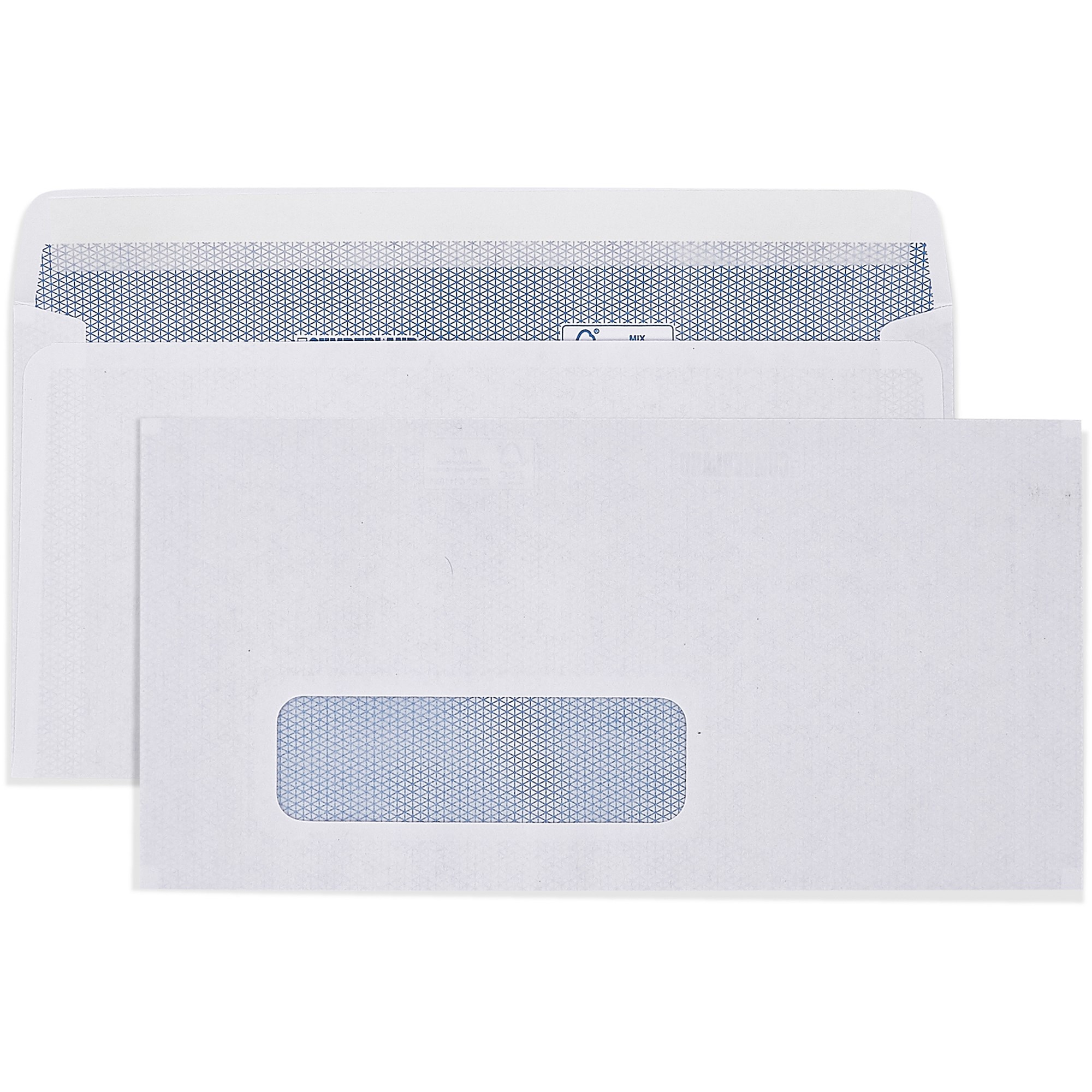 Cumberland Window Face Envelope DL Strip Seal Laser Secretive White Box  Of 500