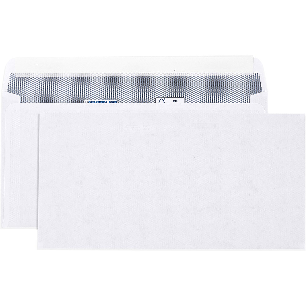 Cumberland Plain Envelope DLX 120 x 235mm Strip Seal Laser Secretive White Box  Of 500