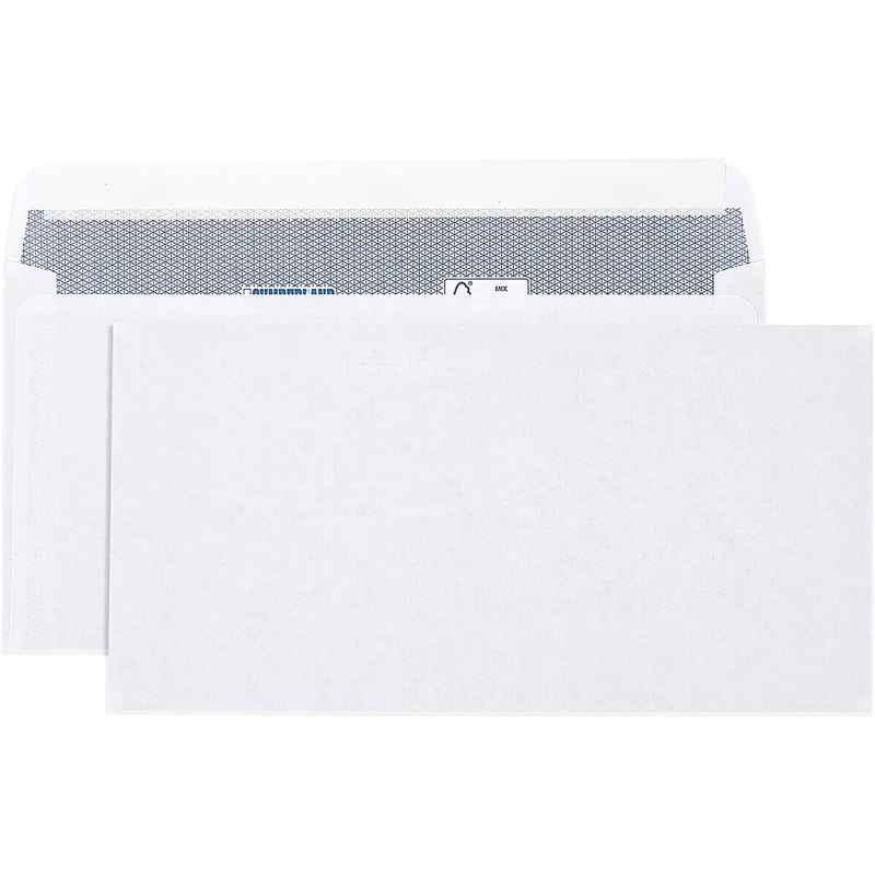 Cumberland Plain Envelope DLX 120 x 235mm Strip Seal Laser Secretive White Box Of 500