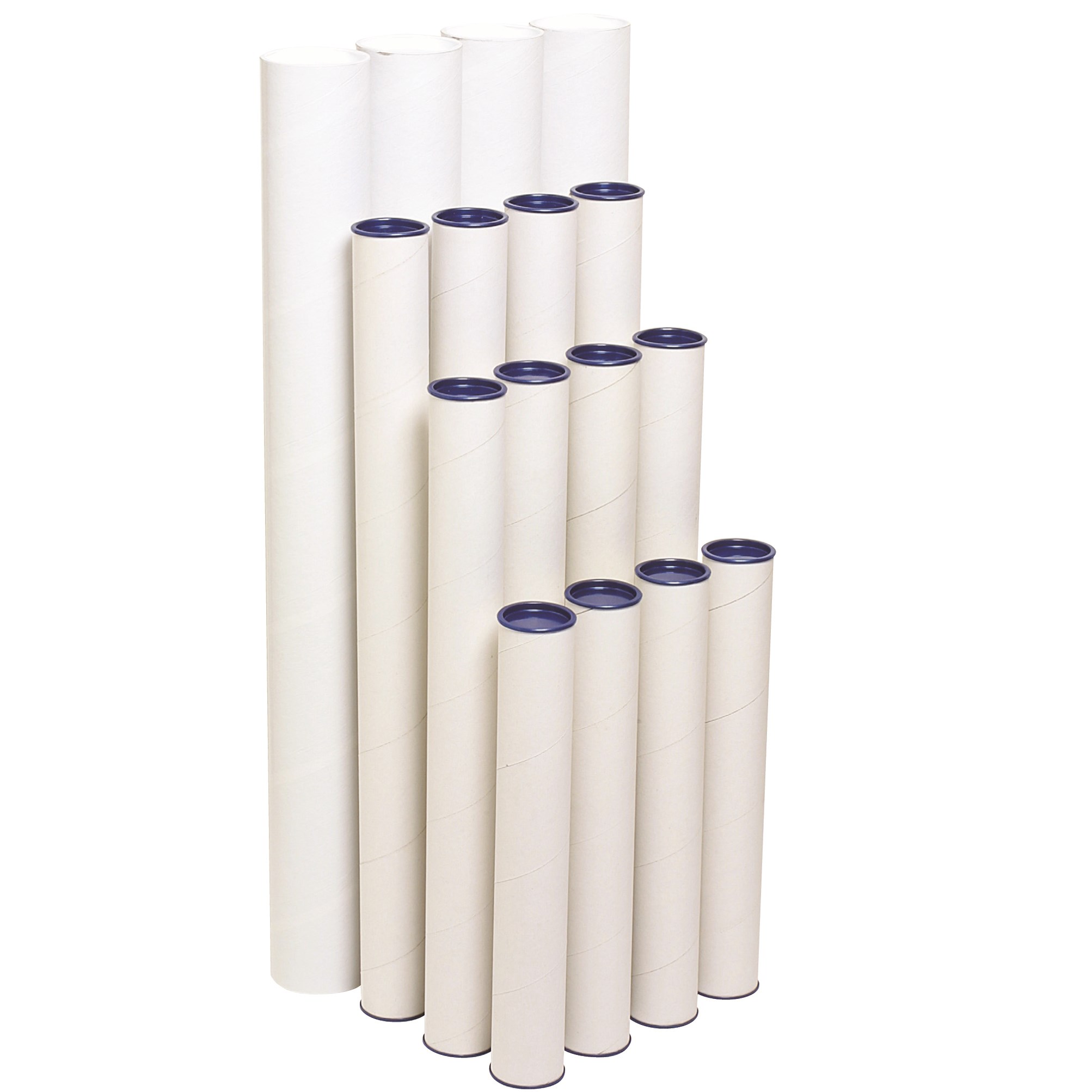 Marbig Mailing Tubes 60mm x 420mm Pack  Of 4