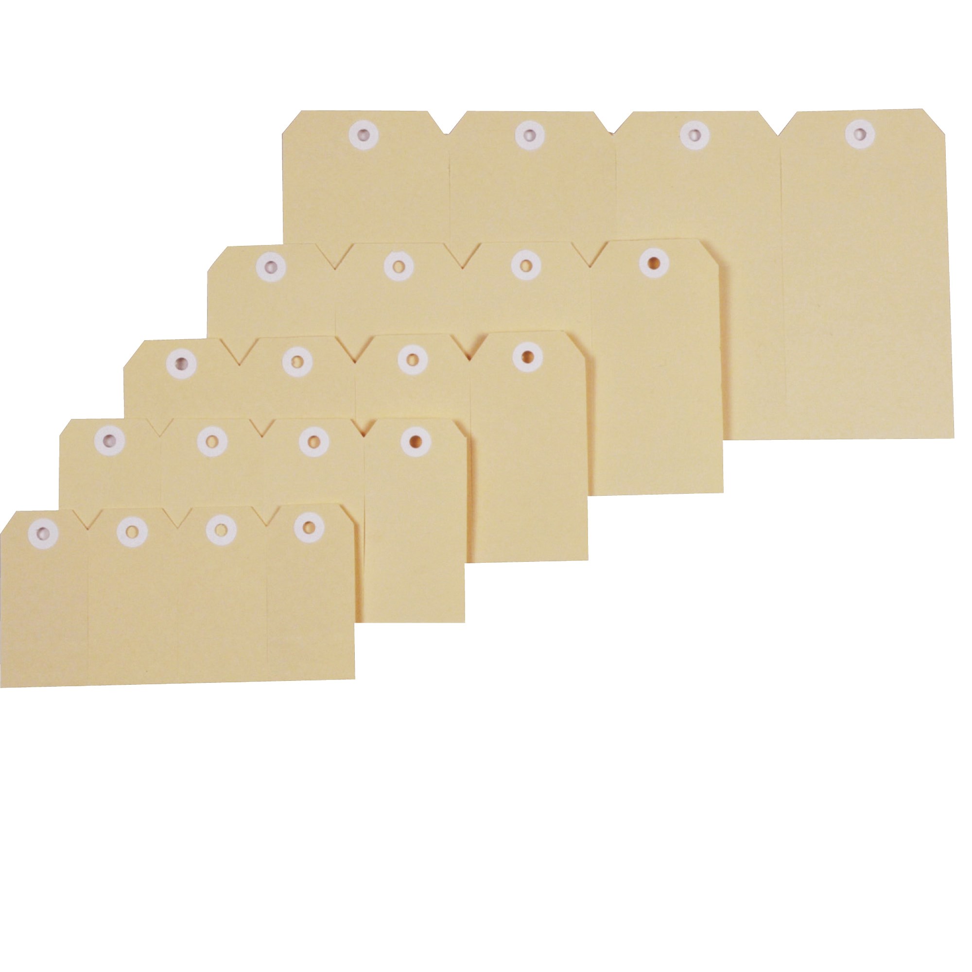 Esselte Shipping Tags No. 8 80 x 160mm Buff Box  Of 1000