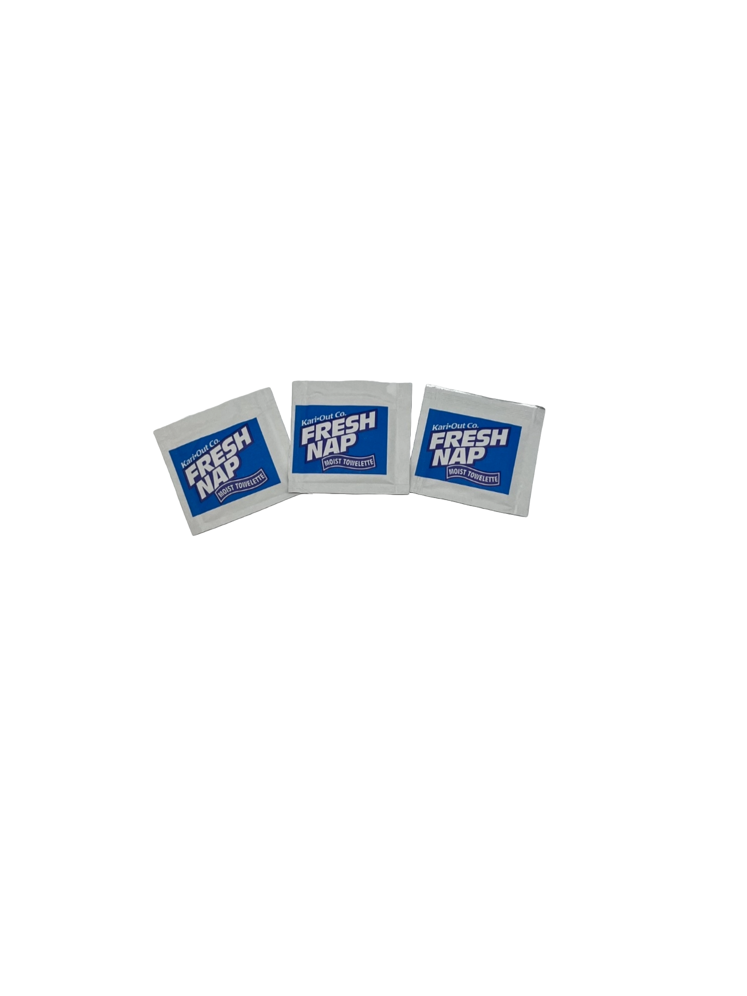 Kari-Out Fresh Nap Moist Towelette 6.5 x 4.75 Blue Graphics 1000 / cs