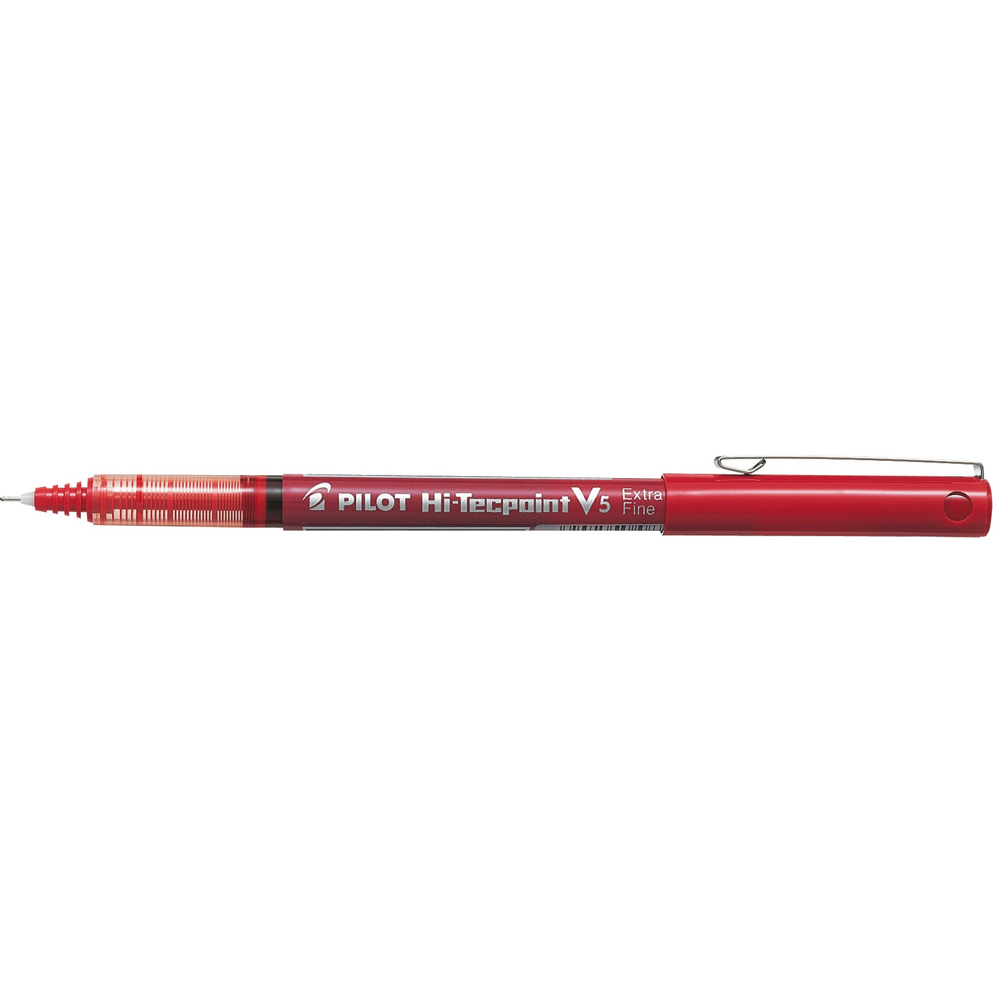 Pilot BX-V5 Hi-Tecpoint Pen Rollerball Extra Fine 0.5mm Red
