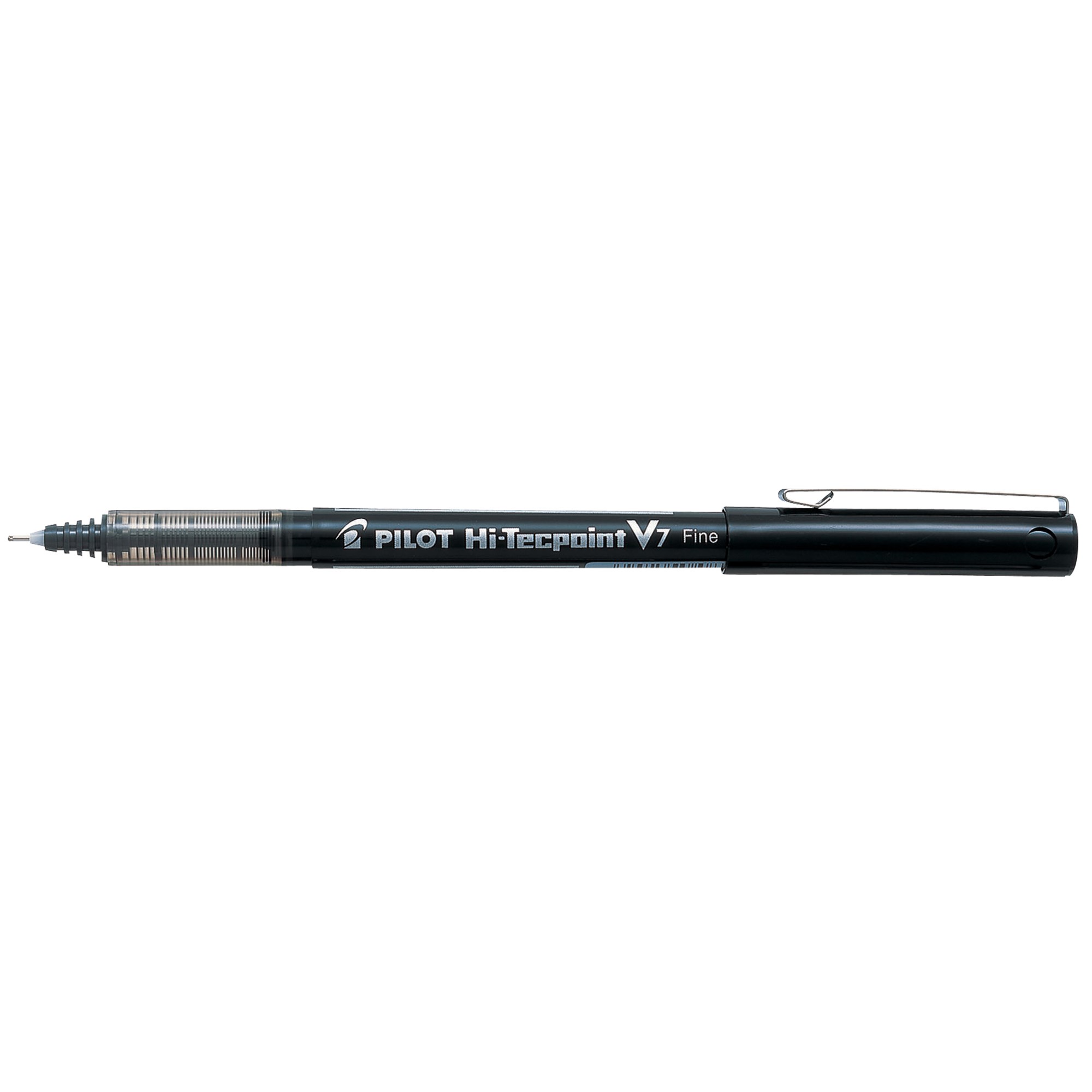Pilot BX-V7 Hi-Tecpoint Pen Rollerball Fine 0.7mm Black  Box 12
