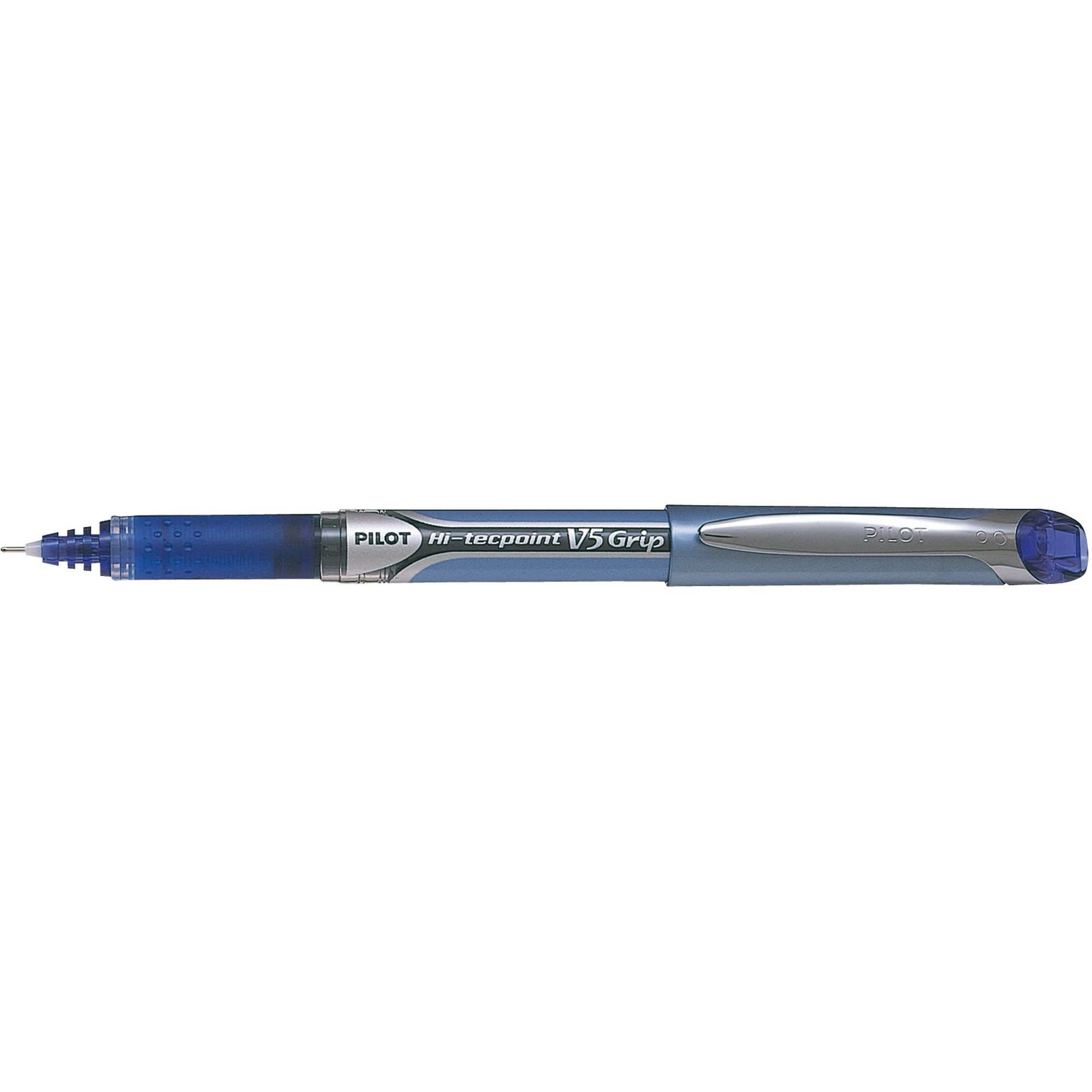 Pilot V5 Hi-Tecpoint Grip Rollerball Pen Extra Fine 0.5mm Blue Box 12