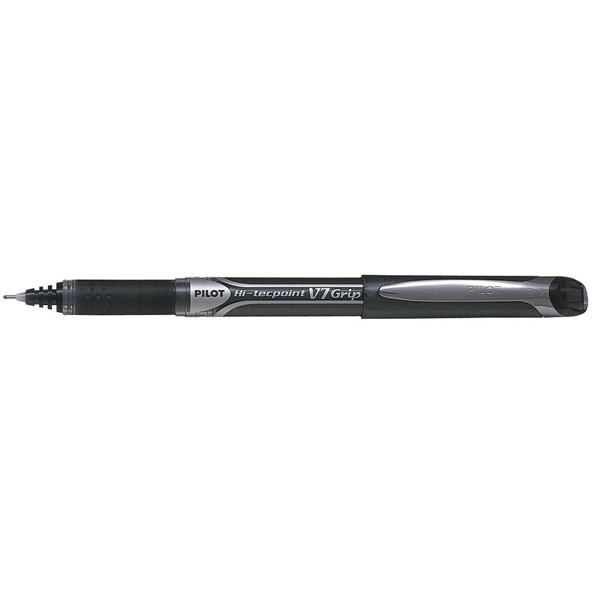 Pilot V7 Hi-Tecpoint Grip Rollerball Pen Fine 0.7mm Black Box 12