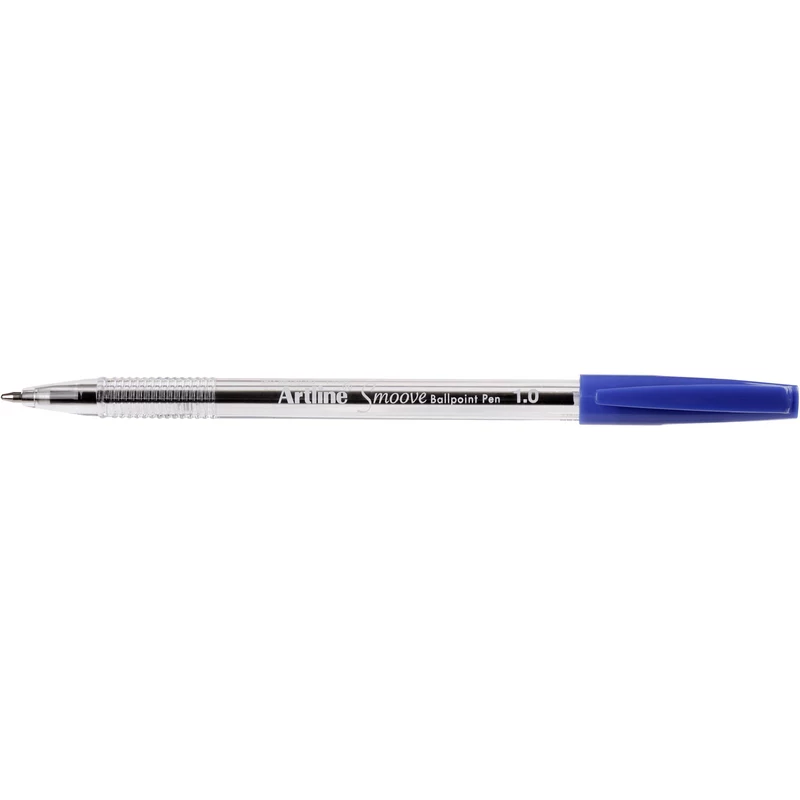 Artline 8210 Smoove Ballpoint Pen Medium 1mm Blue Box of 12