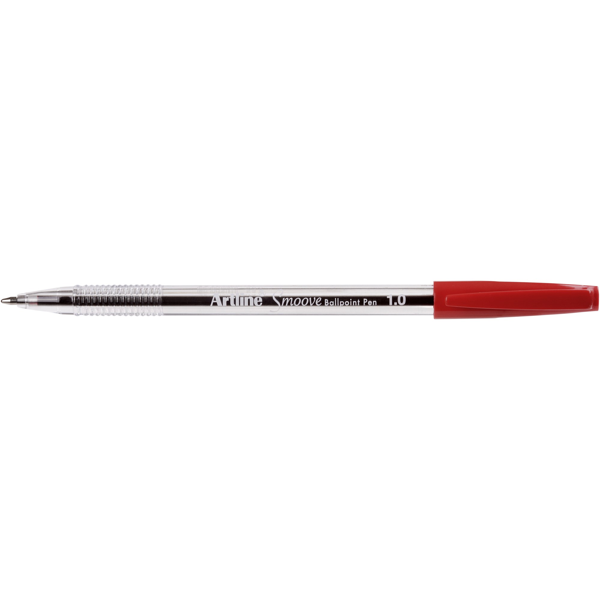 Artline 8210 Smoove Ballpoint Pen Medium 1mm Red Box  of 12