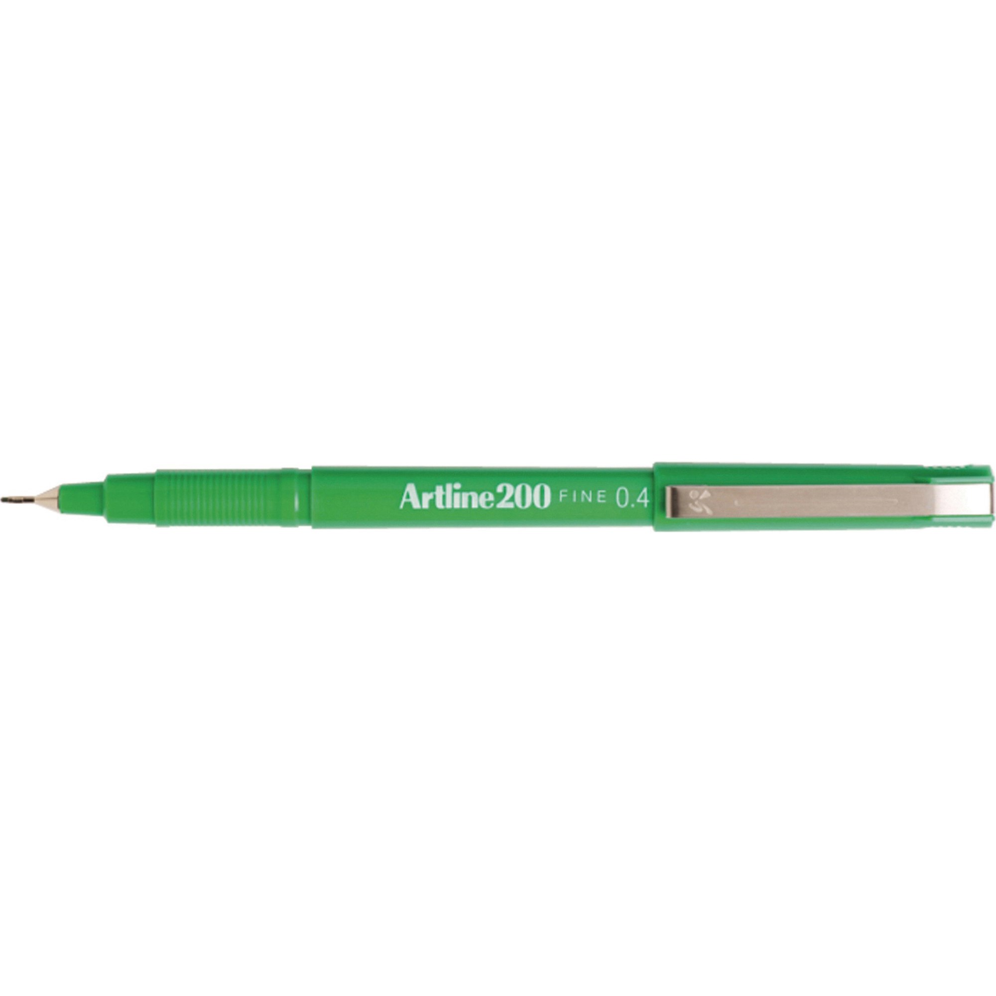Artline 200 Fineliner Pen Fine 0.4mm Green