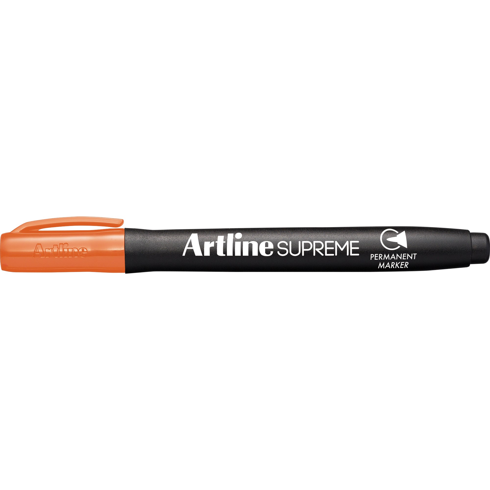Artline Supreme Permanent Markers Bullet 1mm Orange Pack  Of 12