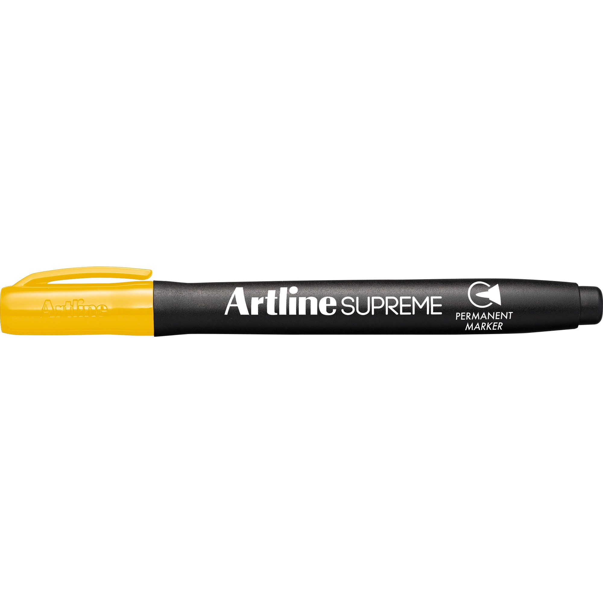 Artline Supreme Permanent Markers Bullet 1mm Yellow Pack  Of 12