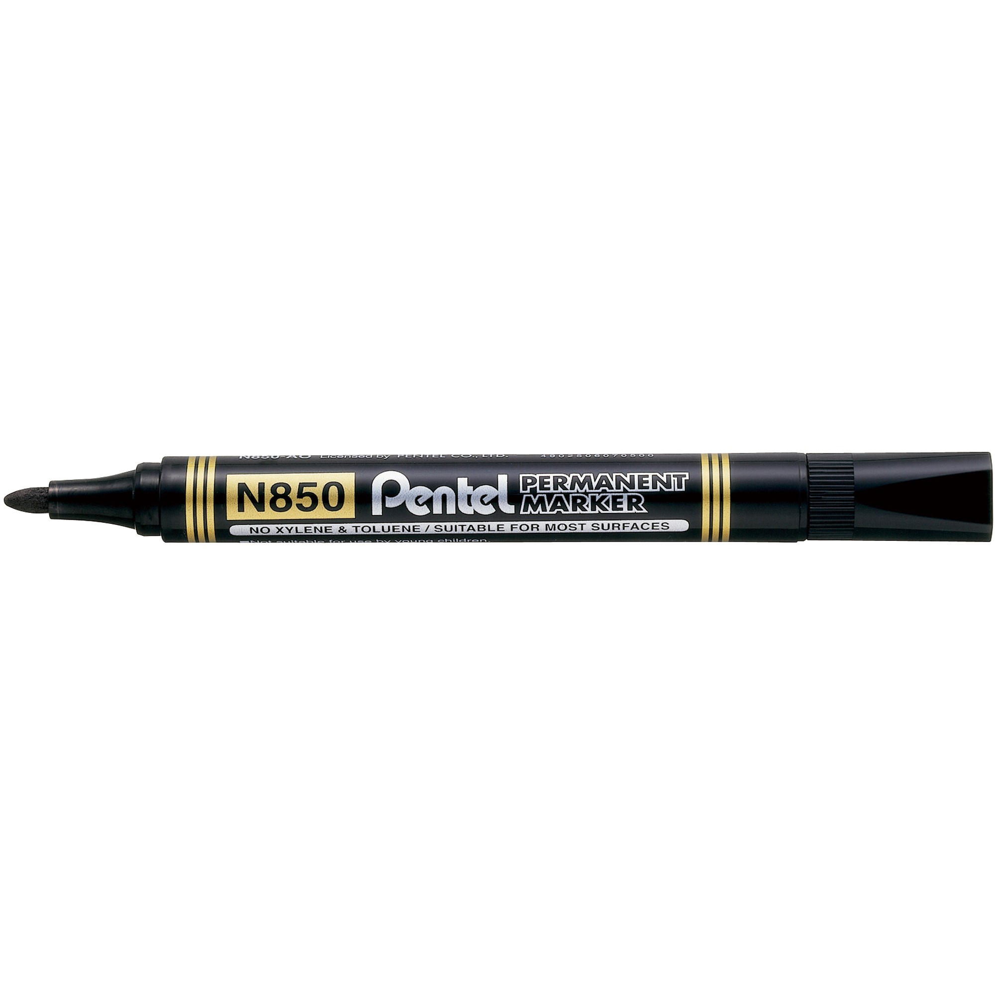 Pentel N850 Permanent Marker Bullet 1.5mm Black