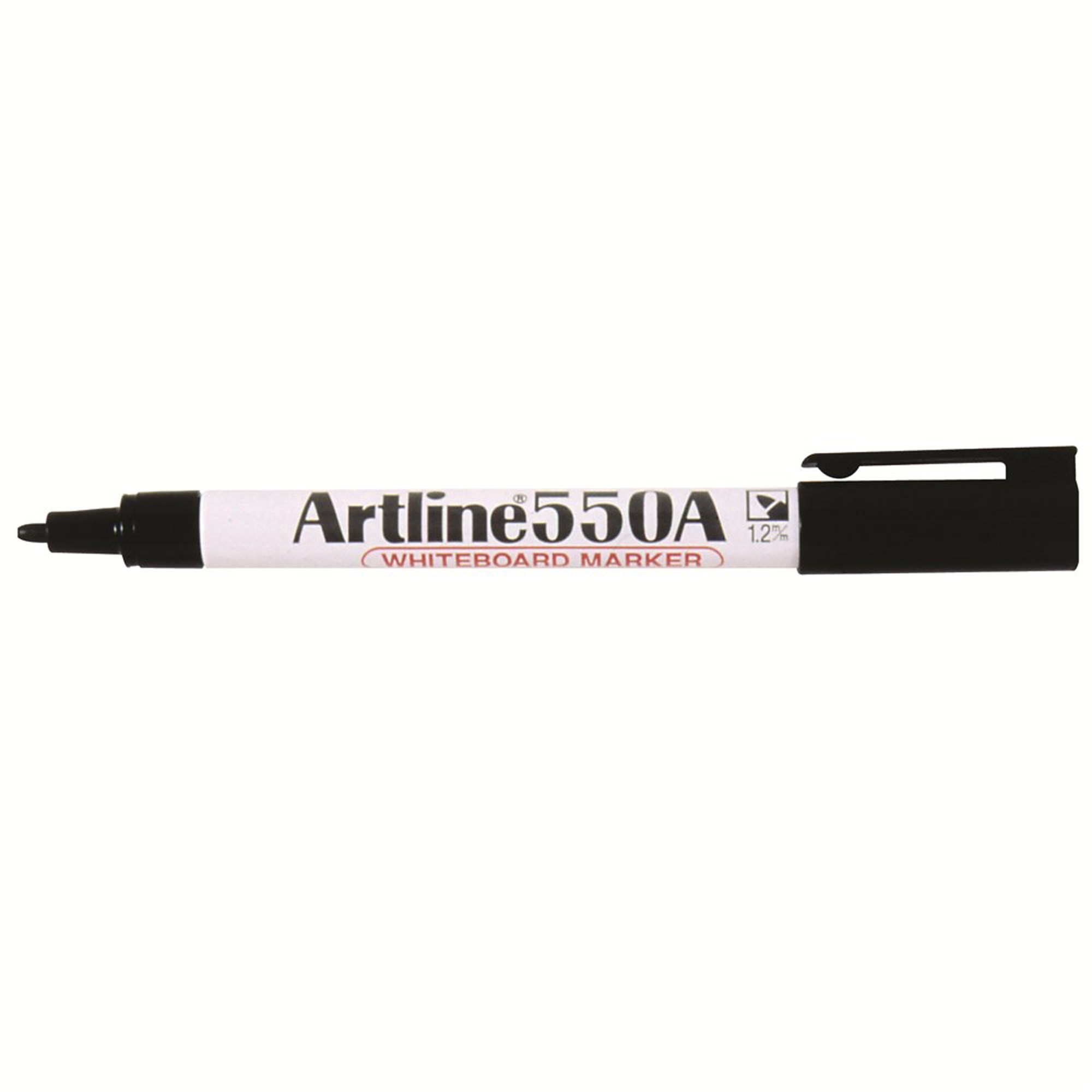 Artline 550A Whiteboard Marker Fine Bullet 1.2mm Black