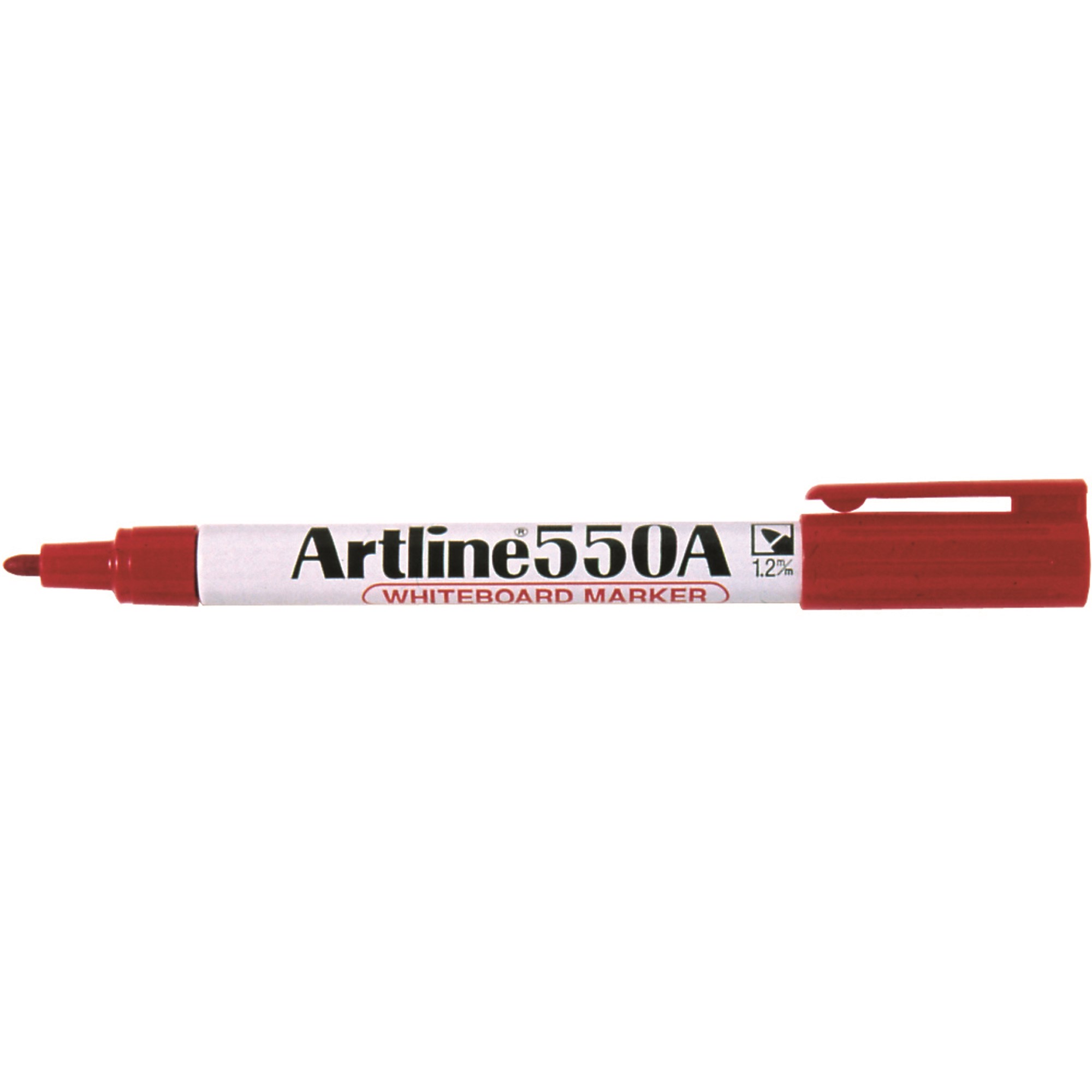 Artline 550A Whiteboard Marker Fine Bullet 1.2mm Red