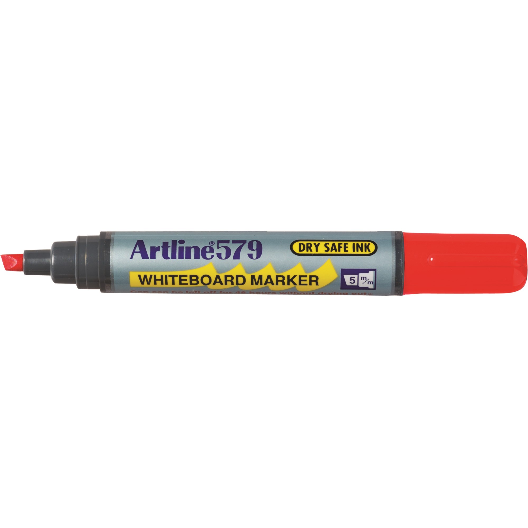 Artline 579 Whiteboard Marker Chisel 2-5mm Red