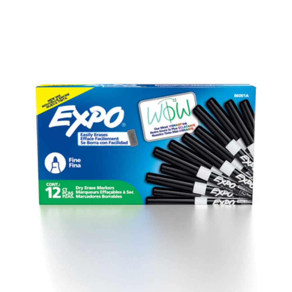 Expo Dry Erase Whiteboard Marker Bullet 1.4mm Fine Black
