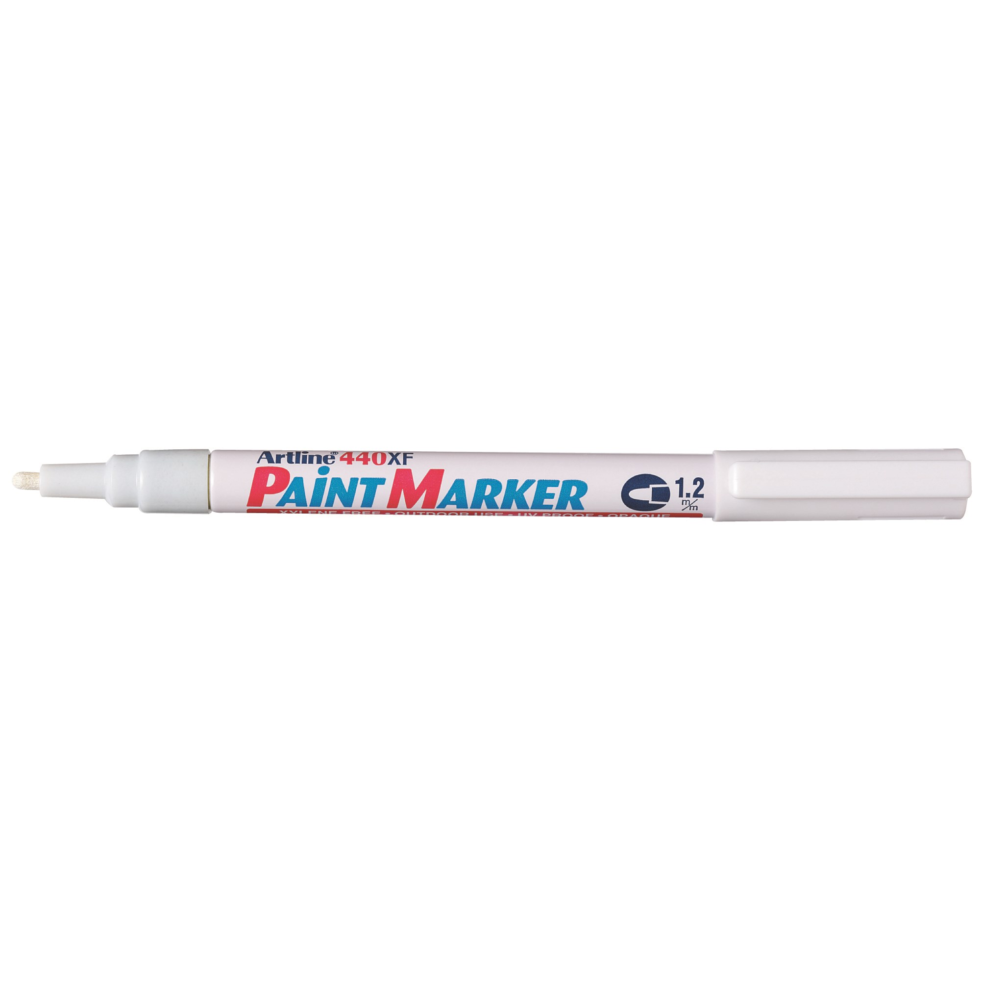 Artline 440XF Paint Marker Fine Bullet 1.2mm White Box 12