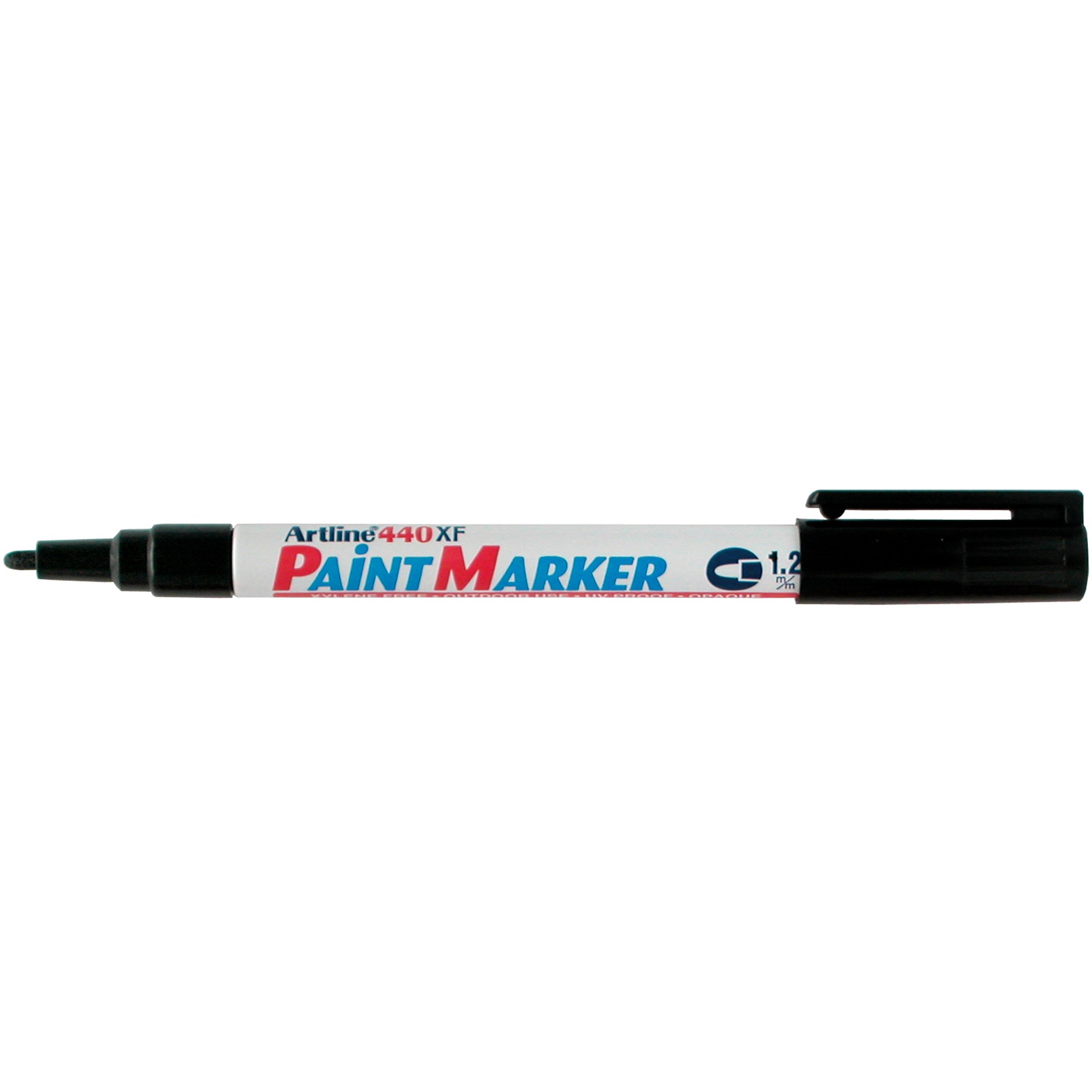 Artline 440XF Paint Marker Fine Bullet 1.2mm Black Box 12