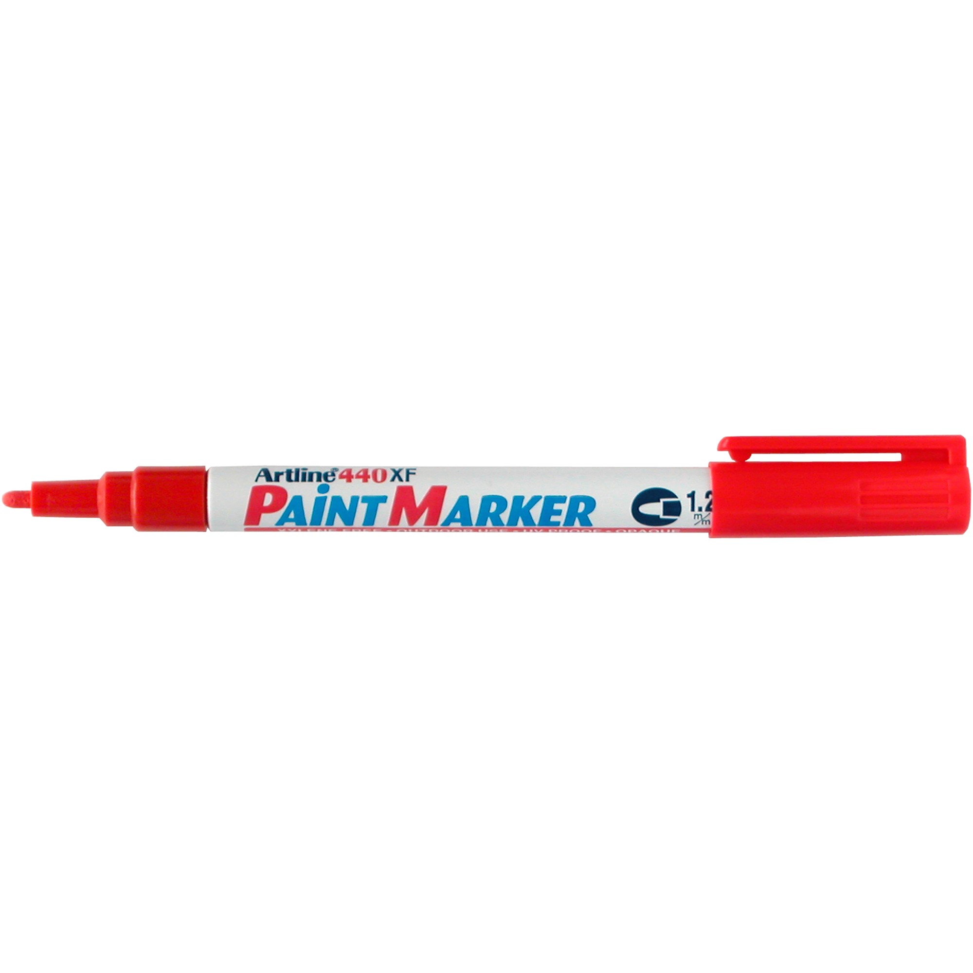 Artline 440XF Paint Marker Fine Bullet 1.2mm Red Box 12