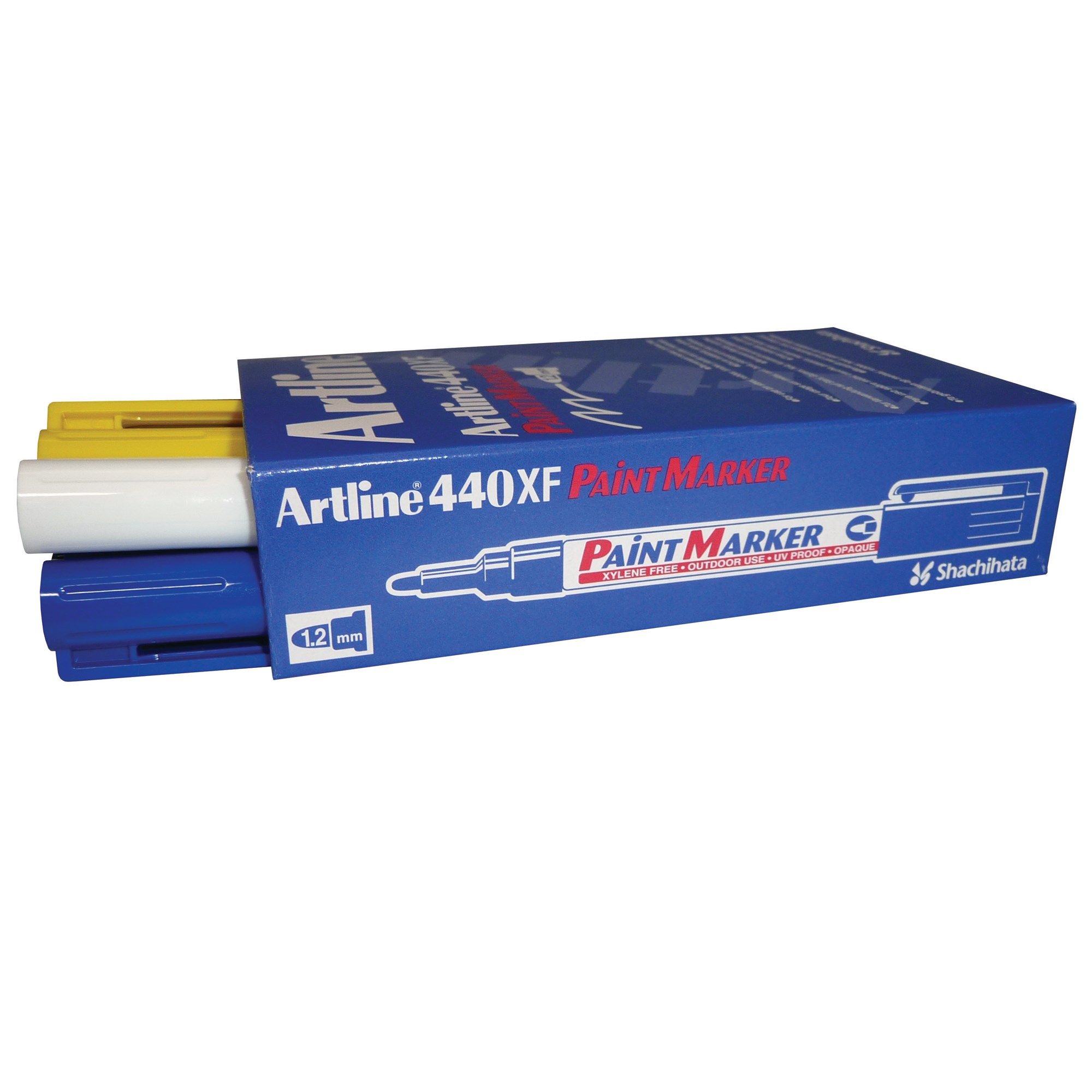 Artline 440XF Paint Markers Fine Bullet 1.2mm Assorted Colours Box  Of 12