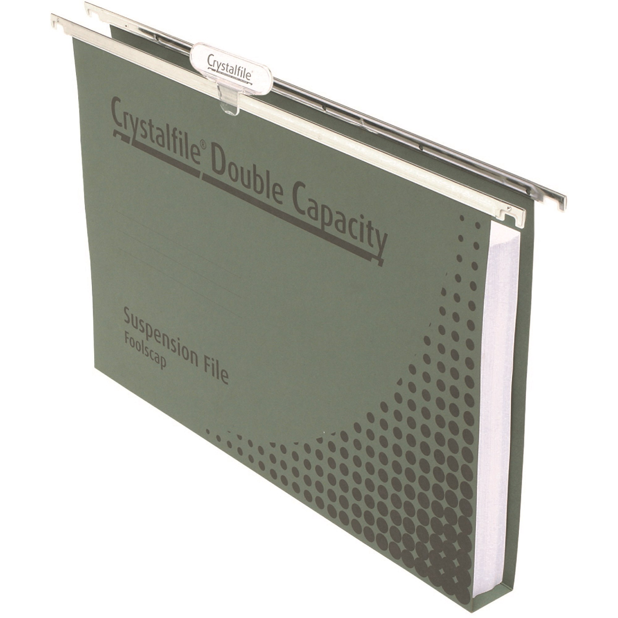 Crystalfile Suspension Files Enviro Double Capacity Foolscap Complete Pack  Of 50
