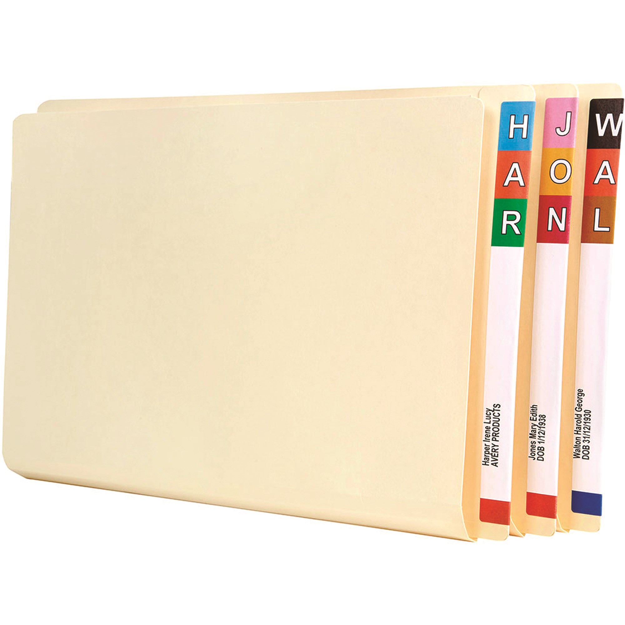 Avery Lateral Shelf Files Foolscap Extra Heavy Weight Buff Box Of 100